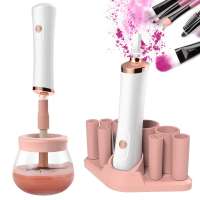 Upgraded Makeup Brush Cleaner and Dryer Machine Electric Cosmetic Automatic Brush Spinner