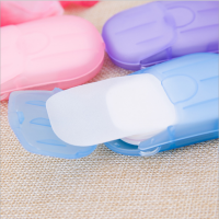 Mini Disinfecting Soap Slice Disposable Washing Hand Sheets Natural Washing Slices Portable Toilet Bath Soap Paper